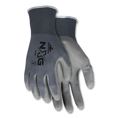 NXG GRAY PU PALMNYLON 13GAUGE XL